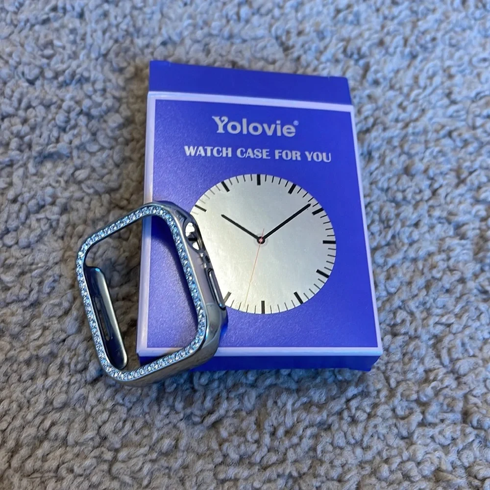 Yolovie Bling Apple Watch Case for Apple Watch Series 7 41mm